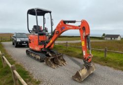 KUBOTA U17-3 MINI EXCAVATOR / DIGGER – 2020