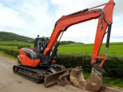 KUBOTA KX080-4 MIDI EXCAVATOR / DIGGER – 8.3T