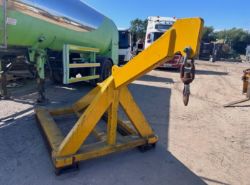 LIFTING CRANE JIB ATTACHMENT FOR FORKLIFT / LOADALL / TELEHANDLER / LOADER / TRACTOR
