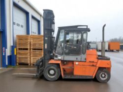 2002 KALMAR DCD70-6 DIESEL FORKLIFT – 7.0 TONNE – TRIPLEX MAST