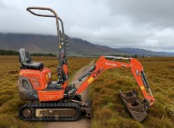 KUBOTA K008-3 MICRO EXCAVATOR – 2020