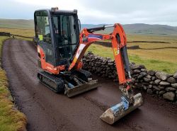 KUBOTA KX016-4 1.6T MINI EXCAVATOR – 2019