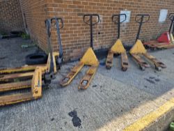 5X PUMP TRUCKS PALLET TRUCKS SPARES