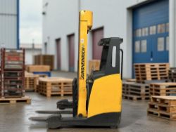 **(INCLUDES CHARGER)**JUNGHEINRICH ETV216 ELECTRIC REACH TRUCK