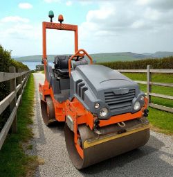 2015 HAMM HD 12 DOUBLE DRUM VIBRATING ROLLER