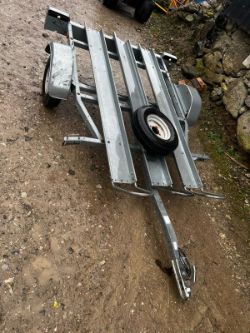 TRIPPLE MOTORBIKE TRAILER WITH RAMP