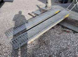 IFOR WILLIAMS ALUMINIUM LOADING RAMPS – 8FT>>--NO VAT ON HAMMER--<<
