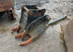 5-TINE FIXED WASTE / SCRAP GRAPPLE GRAB