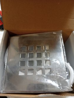 MX 90MM HI-FLOW SHOWER WASTE WITH CHROME GRILL - X2X