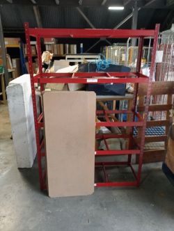 5 SHELF STORAGE UNIT 6 FOOT HIGH
