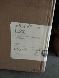 EDGE MIRROR EDGE WHITE MIR DEMIST CCT DIM DIA800