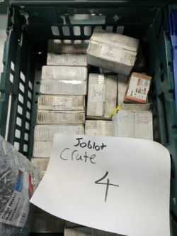 JOBLOT CRATE NUMBER 4 BOLTS AND NAILS