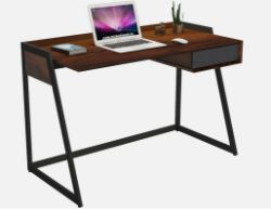 10 X DESK COMPUTER OFFICE LAPTOP TABLE SERGEANT DARK PINE PIRANHA RETRO 120 X 60 CM