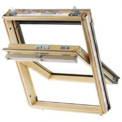 KEYLITE CP 08 T WHITE ROOF WINDOW 114 CM X 118 CM WITH SLATE FLASHING KIT