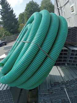2 X ROLLS 25 M FLEXABLE LAND DRAINAGE PIPE