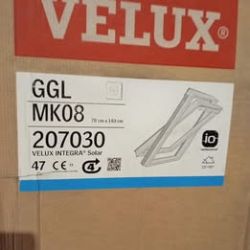VELUX GGL MK08 207030 WHITE PAINTED INTEGRA® SOLAR WINDOW 78 X 140 CM SB1C
