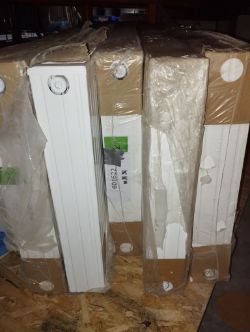 5 X CONVECTOR RADIATOR 600 MM X 1600 MM TYPE 22 WHITE HM CENTER CONNECTION CENTARA