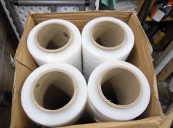 15 CARTONS X 4 ROLLS PALLETWRAP 500MM X 300MET X 23MICRONS