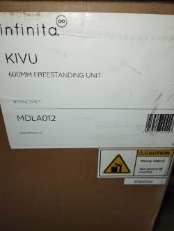 INFINITA KIVU FREESTANDING UNIT STONE GREY MDLA012