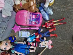 PALLET OF TOYS NEW AND USED DISNEY PAW PATROL MARVEL