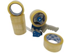 PARCEL TAPE STRONG PACKING CARTON SEALING TAPE 48MM X 66M CLEAR TAPE 72 ROLLS