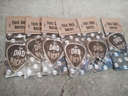THIS DAD ROCKS - VANILLA SCENTED AIR FRESHENER - NEW IN ORIGINAL PACKAGING - JOBLOT OF 6