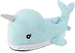 120 X BRAND NEW NARWHAL CHILDREN'S SLIPPERS