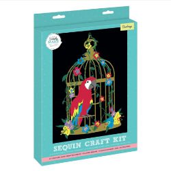 120 X BRAND NEW SEQUIN CRAFT KIT - BIRDCAGE