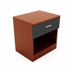 JOB LOT - 30 X BLACK ON WALNUT BEDSIDE TABLES