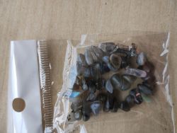 INDIAN AGATE - CROSS CHIP CRYSTAL BRACELETS - NEW IN ORIGINAL PACKAGING - JOBLOT OF 27