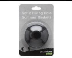 2790 SET OF 2 HIKING POLE SUMMER BASKET