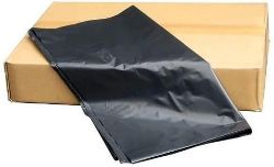 500 BLACK SACKS HIGH-STRENGTH 80 LITRES HEAVEY DUTY REFUGE BIN LINER BAGS 55.5CM X 80CM X 114.5CM