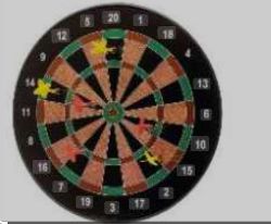 100 X MAGNETIC DART BOARD