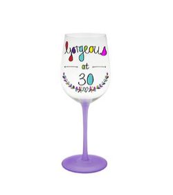 120 X BRAND NEW JUST SAYING GIN GLASS 30TH