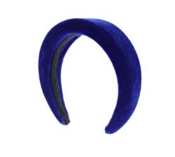 255 X ASSORTED COLOUR 5CM WIDE PADDED VELVET HEADBANDS - 2CM PADDING - RRP £3500