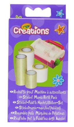 960 X CRAYOLA CREATIONS-STICKER MANIA REFILL PACK (12)