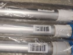 JOBLOT OF 3 - SWIMMING POOL ROUND ALUMINUM TELESCOPIC POLES - 2650MM LONG - BRAND NEW IN