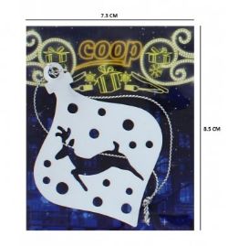 2000 X SHINY METAL HANGING DECORATION 21 DESIGNS (300)