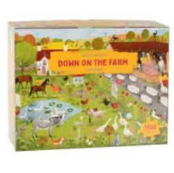 100 X BRAND NEW JIGSAW DOWN ON THE FARM 1000PCS