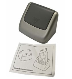 1634 X PHONE HOLDER SLIVER PLASTIC(84)*NBC*