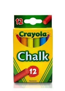 50 X BRAND NEW CRAYOLA COLOURED CHALK 12 PCS