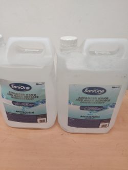 6 X SANI ONE HAND AND HARD SURFACE DISINFECTANT FLOORING LIQUID CLEANER X 6BOTTLE