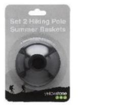 2408 X SET OF 2 HIKING POLE SUMMER BASKET
