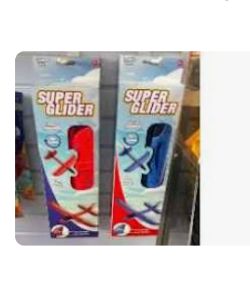 250 X BRAND NEW FOAM SUPER GLIDER 36CM - RED & BLUE