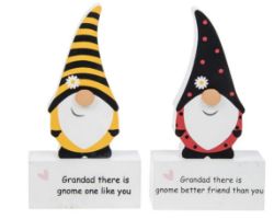 528 X BRAND NEW BIRDS & BEES GONK PLAQUE GRANDAD