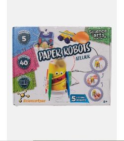 105 X BRAND NEW SCIENCE4YOU PAPER ROBOTS KIT