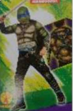 80 X KID'S TMNT LEONARDO SIZE S - MUSCLE SUIT