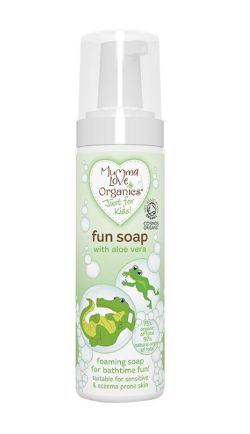 300 X BRAND NEW MUMMA LOVE ORGANICS FUN SOAP WITH ALOE VERA 200ML