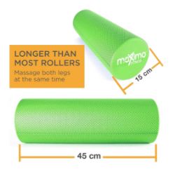 48 X BRAND NEW MAXIMO 45CM FOAM ROLLER - GREEN