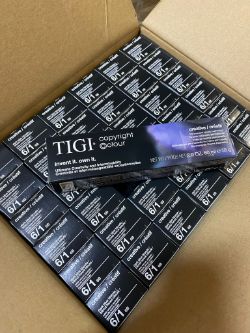 216 X MIX OF SHADES OF TIGI HAIR DYE 60ML, NO EXPIRY - GREAT FOR RESALE
